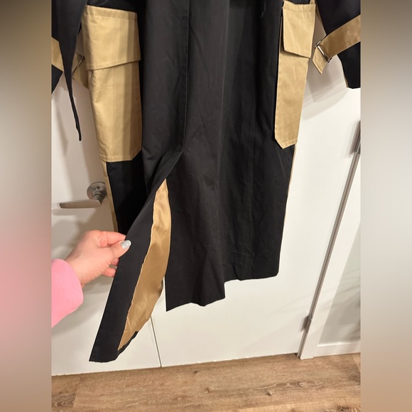 OROTON 2-COLOUR TRENCH COAT OVERSIZED - Picture 10 of 15